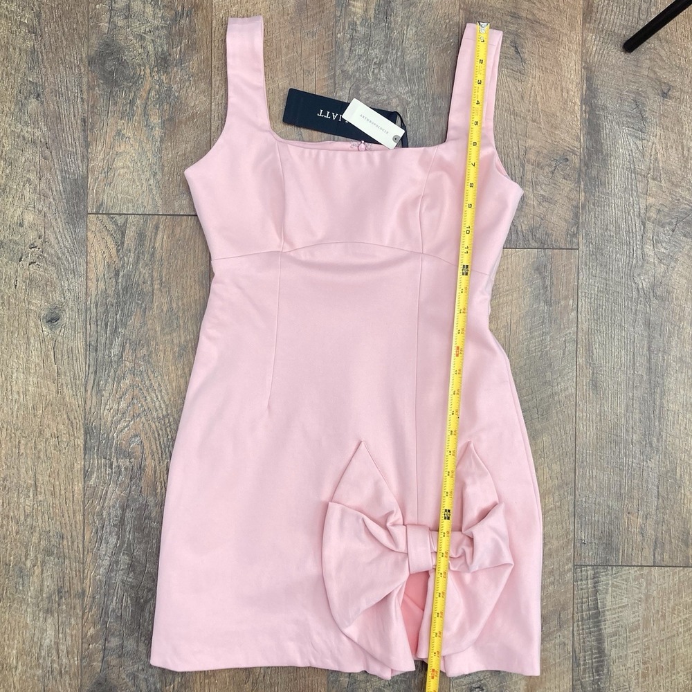 NWT Elliatt Rays Sleeveless Mini Pink Dress Coquette Chic Bow Girlcore Cute sz L - Picture 8 of 11